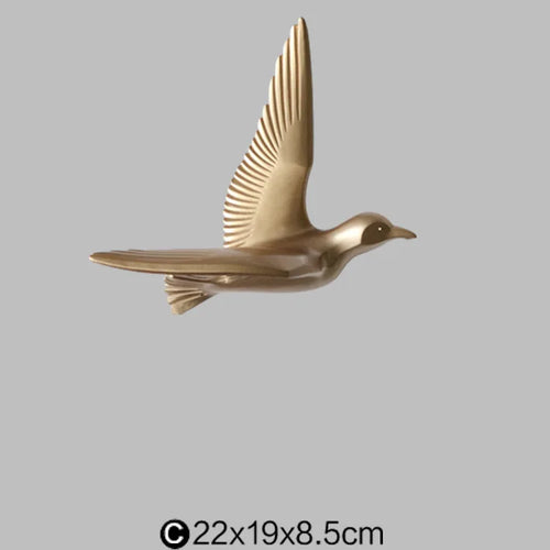 décoration murale créative mouette oiseau pour intérieur - vue 36 sur 36