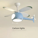 plafonnier hélicoptère ventilateur led pour chambre enfant