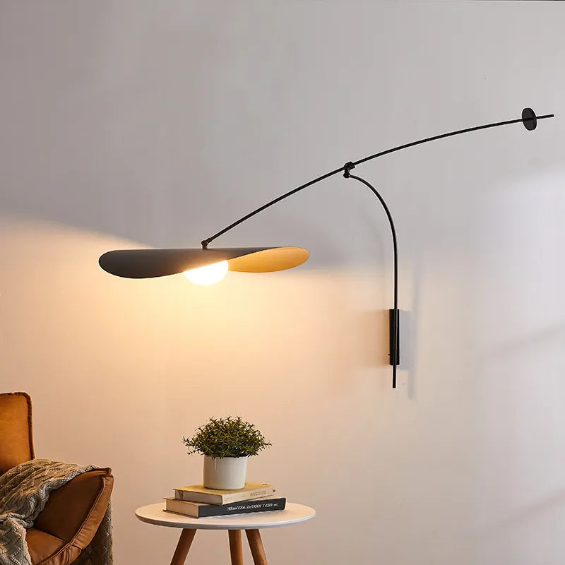 Applique murale rétro à bras Long pour chambre à coucher - vue 3 sur 6