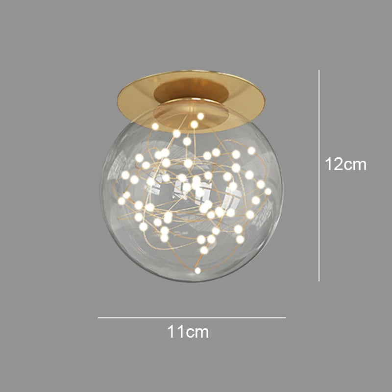 plafonnier led nordique pour décoration intérieure maison - vue 15 sur 16