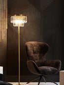 lampe de bureau en cristal de cuivre design moderne luxe