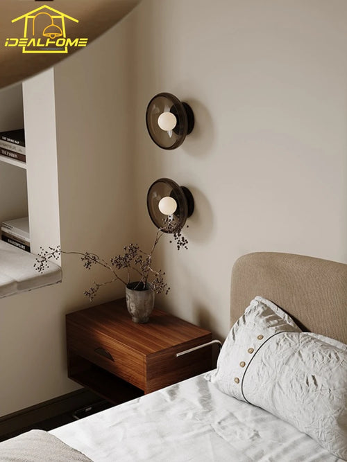applique murale médiévale en verre design pour décoration intérieure - vue 4 sur 7