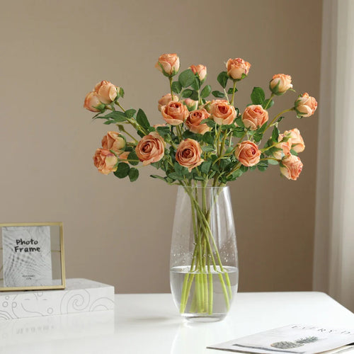 têtes de peinture à lhuile fleur de rose décoration florale mariage - vue 2 sur 11
