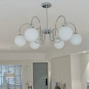 lustre arc suspension led pour décoration intérieure élégante