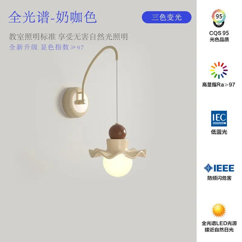 suspension led fleur style nordique pour décoration intérieure - vue 14 sur 16