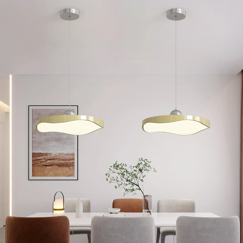 plafonnier led suspendu moderne pour intérieur tendance 2023 - vue 3 sur 11