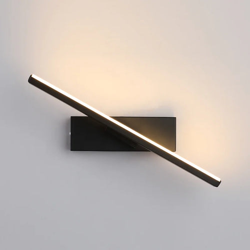 applique murale led moderne minimaliste rotative créative - vue 2 sur 7