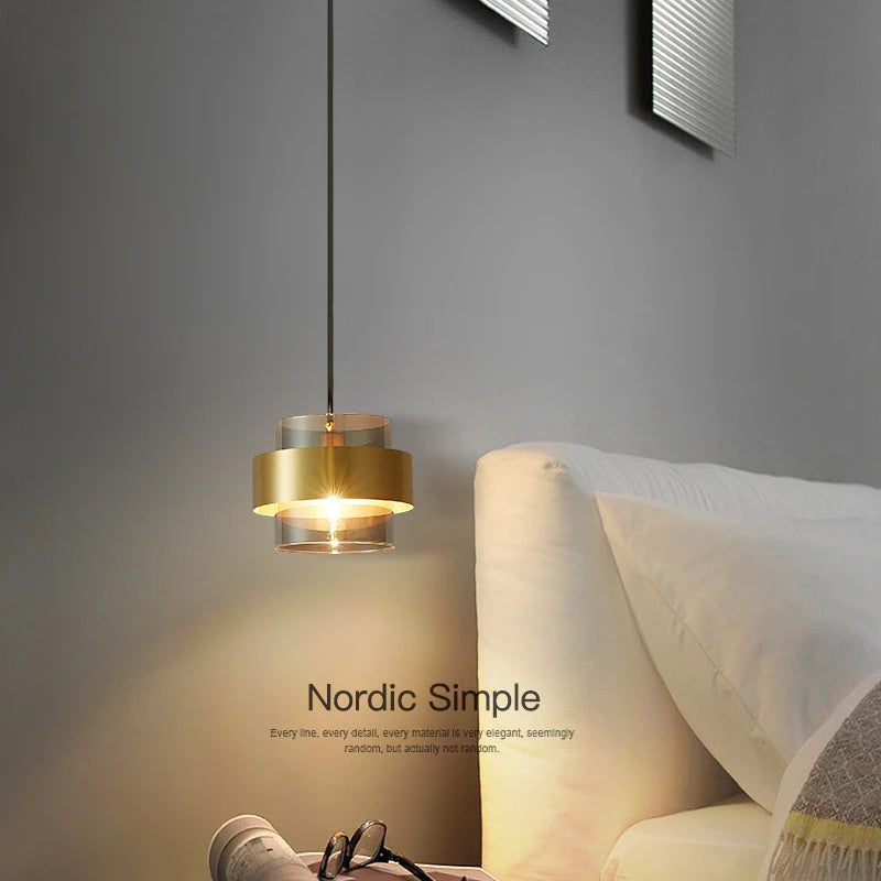 suspension moderne en verre pour décoration intérieure élégante - vue 5 sur 8