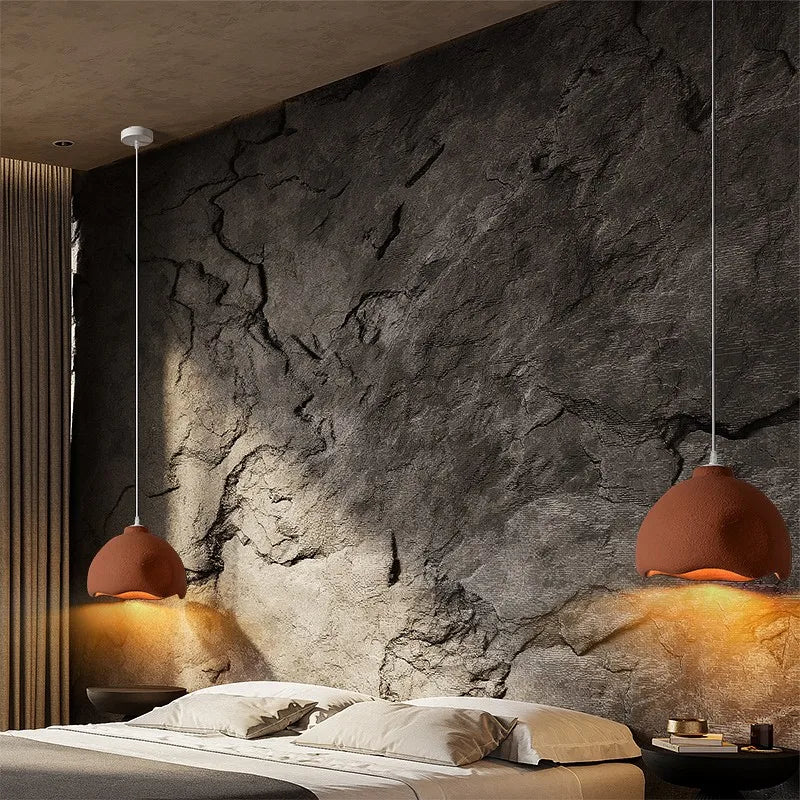lustre moderne suspendu en résine pour décoration intérieure - vue 3 sur 8
