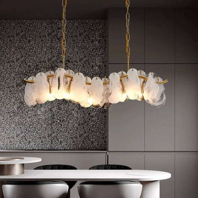 suspension en verre nuage design haut de gamme pour intérieur élégant - vue 1 sur 8