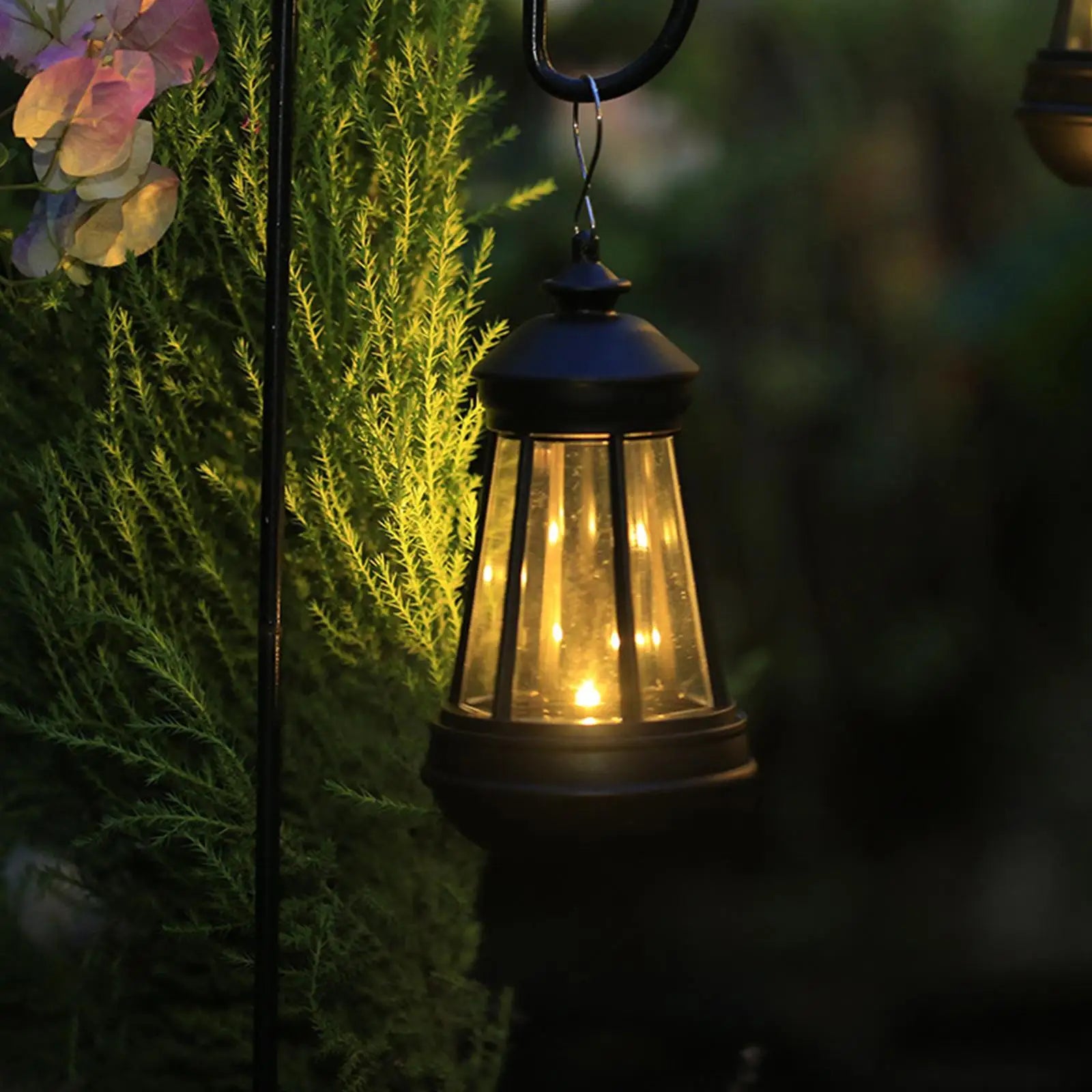 lampe solaire étanche rétro pour jardin balcon camping décoration extérieure - vue 5 sur 8