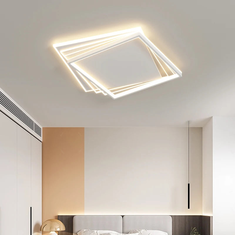 Nordique plafond moderne à LEDs décorations d'éclairage lustres à la maison salon salle à manger cuisine Restaurant créatif rond décor lampes - vue 5 sur 12