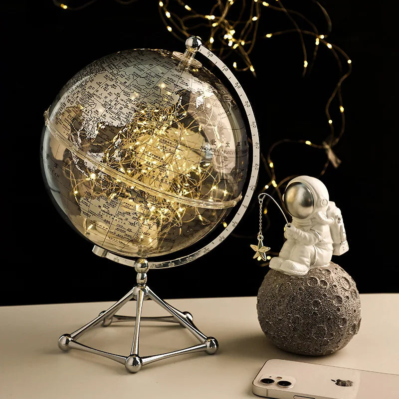 décoration globe terrestre lumineux pour apprentissage moderne éducatif - vue 1 sur 9