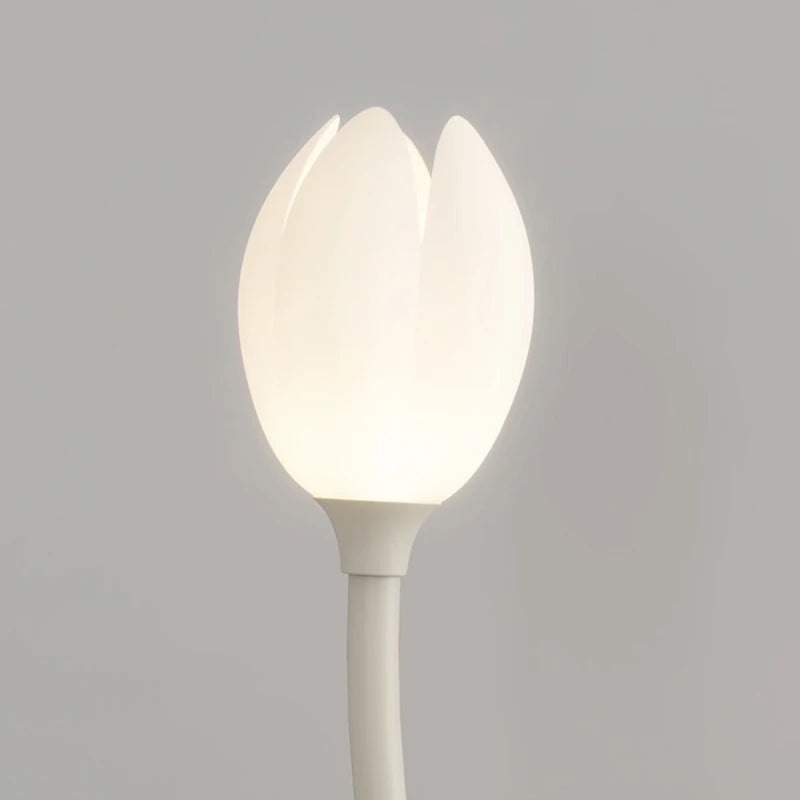 lampe de sol à led double tête en forme de fleur - vue 5 sur 8