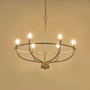 lustre rétro en fer à plusieurs têtes style industriel et loft
