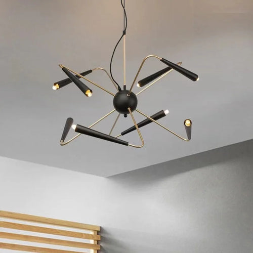 suspension nordique design industriel éclairage moderne pour intérieur - vue 7 sur 9
