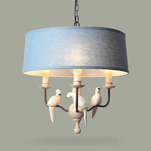 suspension vintage nordique design oiseau pour restaurant café - vue 3 sur 6