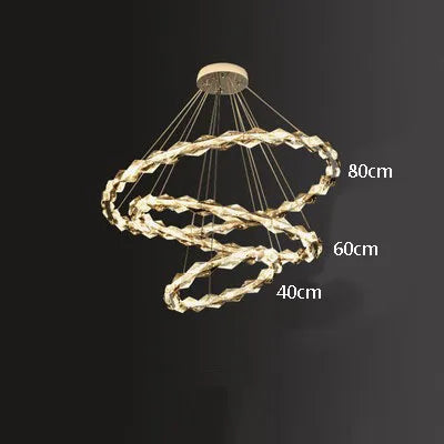 lustre moderne en cristal pour ambiance élégante et minimaliste - vue 11 sur 19