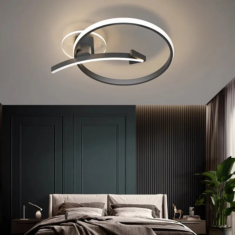 plafonnier nordique intelligent pour éclairage intérieur moderne - vue 6 sur 12