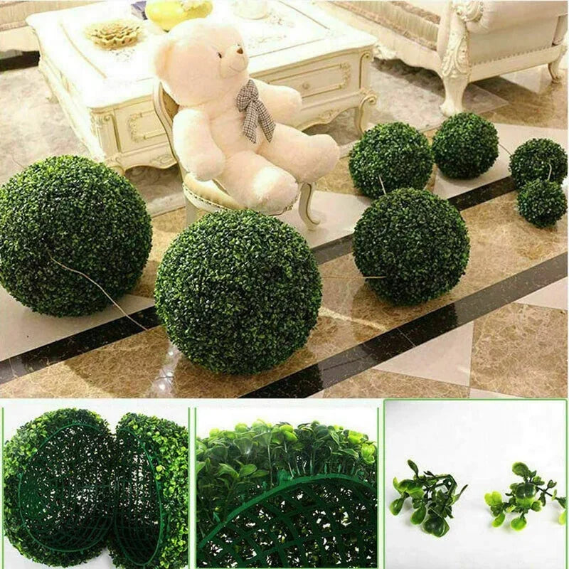boules de gazon artificiel pour décoration de fêtes et événements - vue 2 sur 18