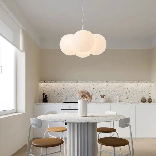 lustre en verre pour éclairage moderne intérieur décoratif - vue 2 sur 7
