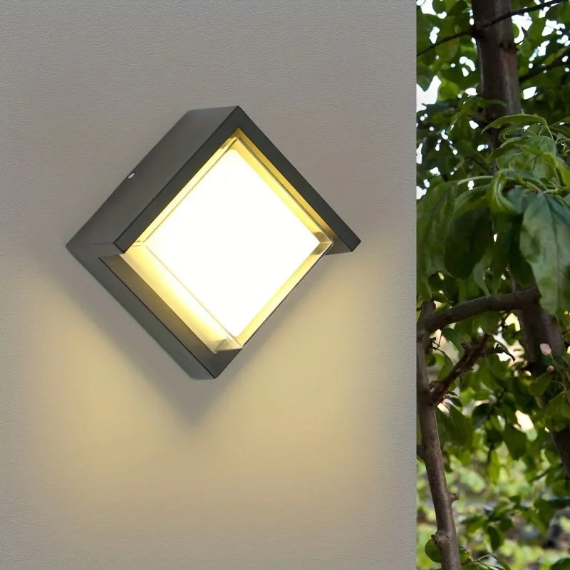 applique murale extérieure étanche à led pour jardin - vue 6 sur 6