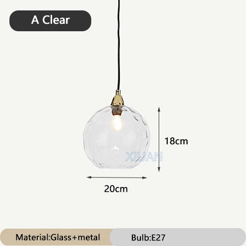 lustre en verre coloré lumineux pour restaurant - vue 15 sur 25