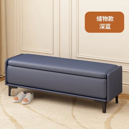 banc à chaussures nordique de luxe pour le rangement - vue 13 sur 15