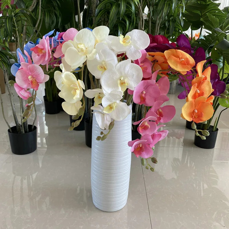 arrangement de fleurs artificielles en velours pour décoration élégante - vue 3 sur 17