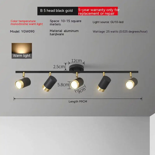 haoze gu10 led plafonniers maison magasin - vue 18 sur 17
