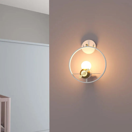 applique murale moderne pour chambre d'enfant avec lumière led décorative - vue 3 sur 7