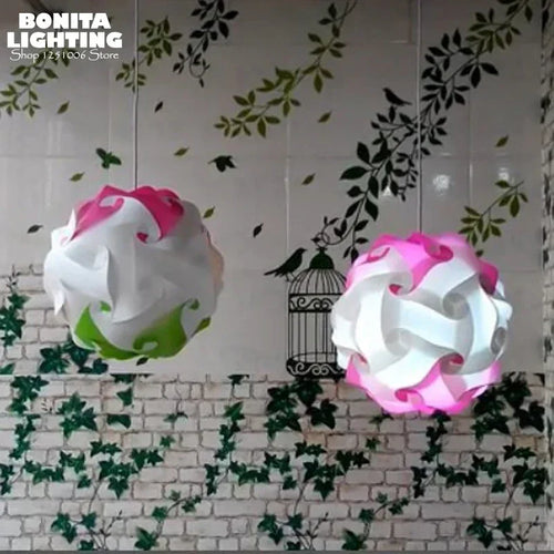 lustre hortensia à assembler pour une ambiance artistique moderne - vue 5 sur 22