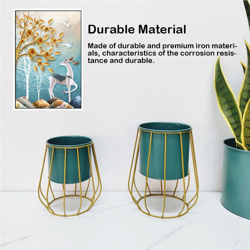 pot de fleurs nordique support décoratif pour bureau - vue 2 sur 12