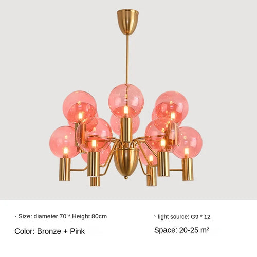 suspension design en verre pour décoration intérieure moderne - vue 11 sur 12