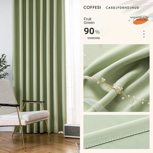 Rideau moderne plissé occultant luxe pour salon chambre - vue 14 sur 18