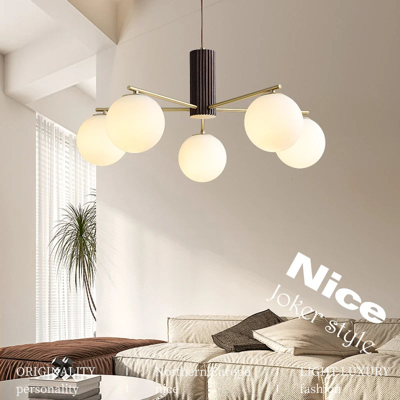 lustre japonais en cuivre style rétro médiéval pour intérieur élégant - vue 4 sur 13
