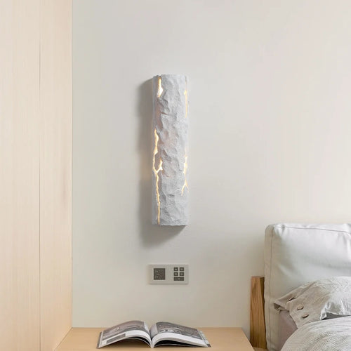 applique murale led design souche d arbre style nordique moderne - vue 3 sur 10