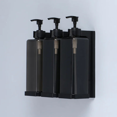 distributeur de shampoing et gel douche avec support mural - vue 13 sur 14