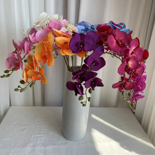 arrangement de fleurs artificielles en velours pour décoration élégante - vue 3 sur 17