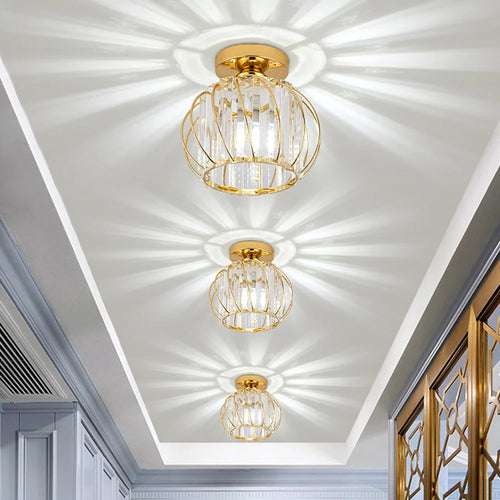 plafonnier moderne en cristal pour une ambiance élégante et créative - vue 2 sur 8