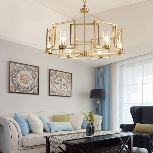 suspension en cuivre design créatif pour un éclairage élégant - vue 3 sur 9