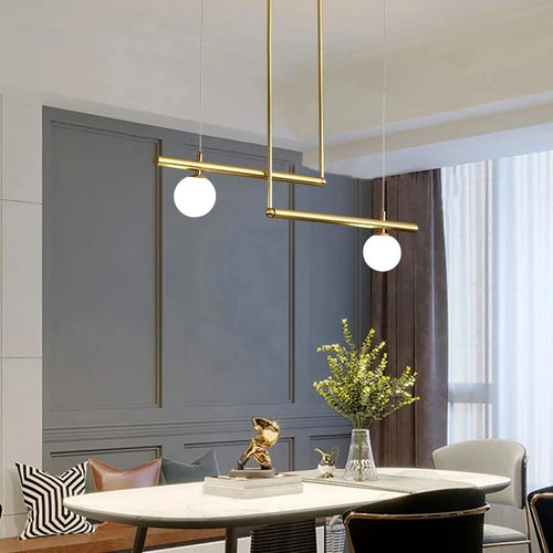 Lustre de salon minimaliste moderne - vue 4 sur 16