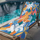serviette de plage microfibre motifs floraux séchage rapide