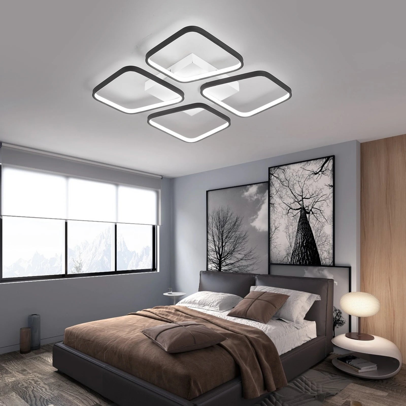 plafonnier à led moderne pour intérieur design élégant - vue 5 sur 8
