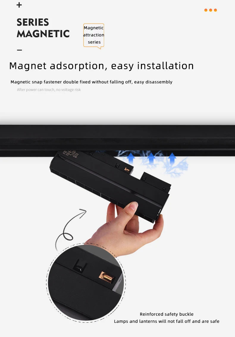 lampe led magnétique à intensité variable projecteur de plafond zigbee - vue 10 sur 28