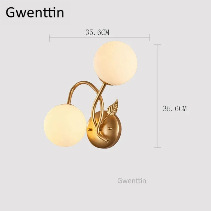 applique murale boule en verre pour décoration moderne intérieur - vue 12 sur 14