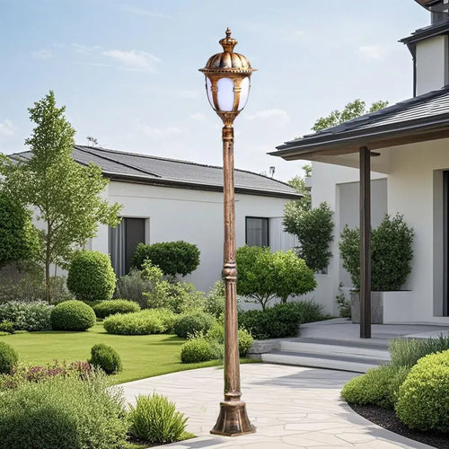 lampadaire extérieur étanche en aluminium pour jardin - vue 2 sur 8