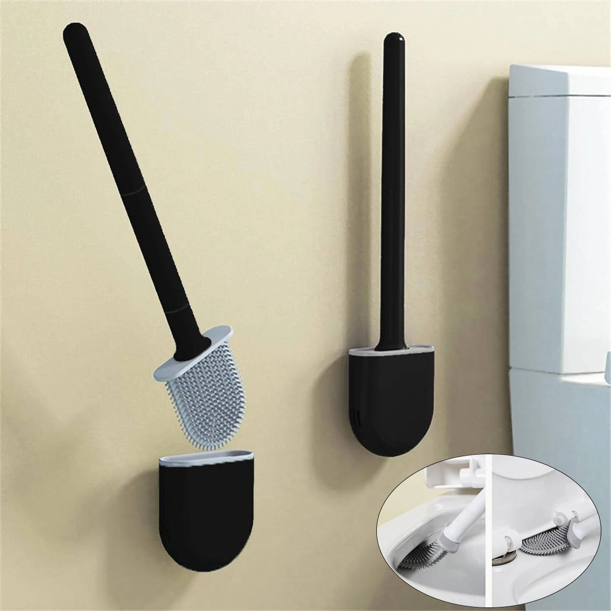 brosse de nettoyage moderne pour salle de bain élégante et pratique - vue 3 sur 30