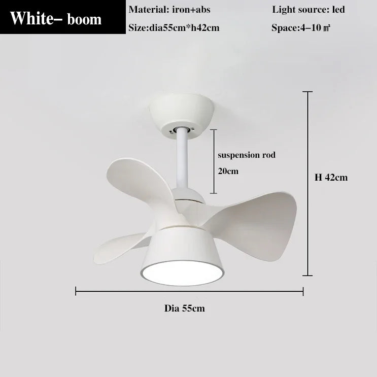 ventilateur de plafond lumineux pour espace commercial - vue 12 sur 17