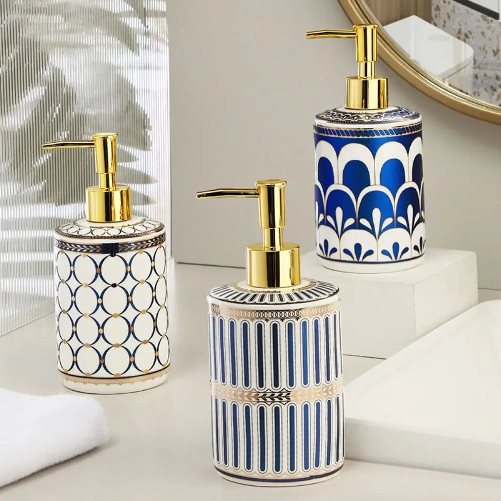 distributeur de savon en céramique luxe pour hôtel rechargeable - vue 4 sur 12